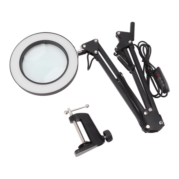 Xirurus Multifunctional Foldable LED Desk Lamp High Brightness Eye Care Task Light for Makeup Reading Office Work 12.6 inches / 32 cm