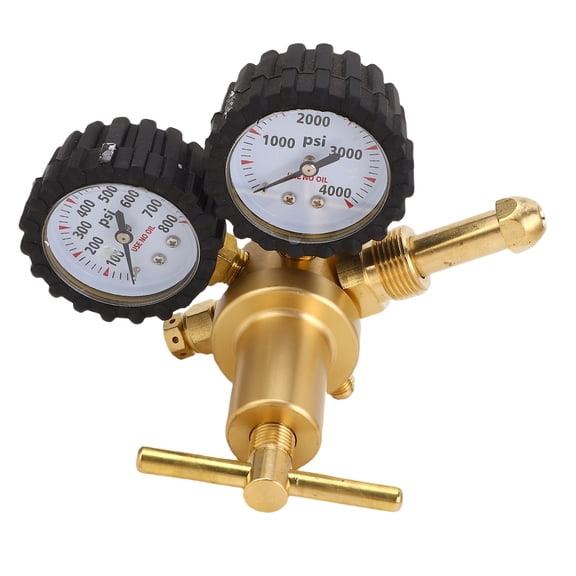Xirurus Nitrogen Regulator Valve Kit 0-800 PSI for HVAC with 60 inches / 152.4 cm Hose CGA580 Inlet 1/4 inch Outlet