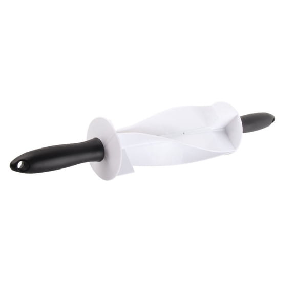 Xirurus NonStick Croissant Bread Rolling Cutter Roller Multi-purpose Kitchen Pastry Diced Dough Rolling Cutter DIY Baking Tools, 13.8 inches / 35x6.5cm