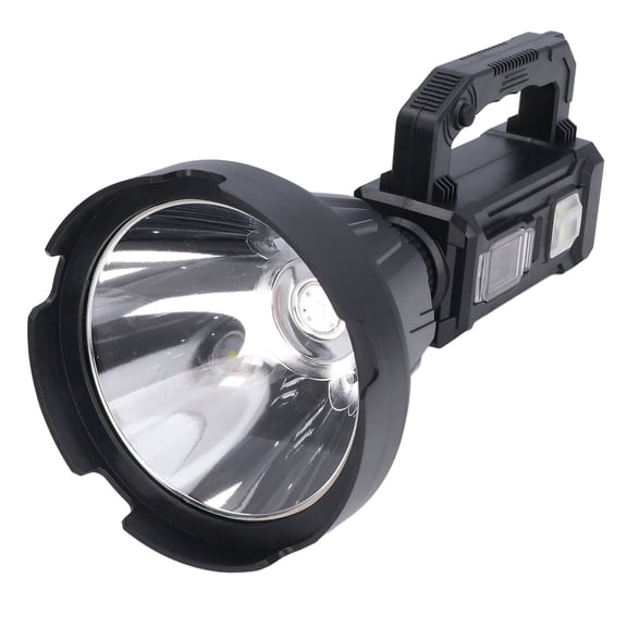 Xirurus P50 Rechargeable Solar Searchlight Waterproof LED Handheld Flashlight 6 Modes with Lenses for Camping