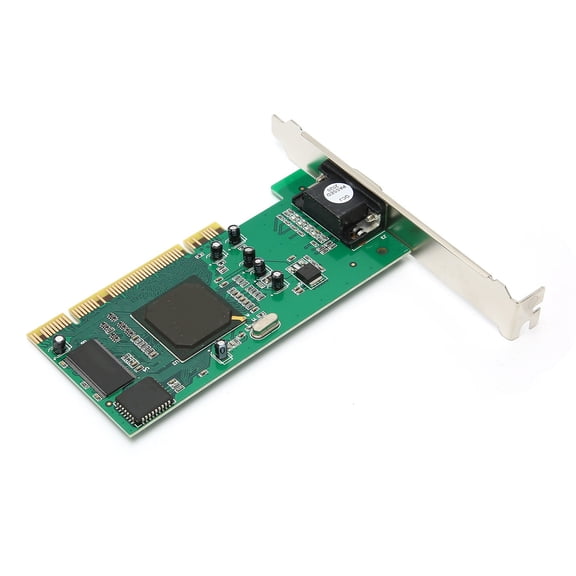 Xirurus PCI Express Graphics Card PCB Video 8MB SDRAM VGA Green Board for Desktop (5.9 inches / 15 cm)