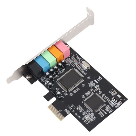 Xirurus PCIe 5.1 Channel Sound Card CMI8738 Chip 6-Channel Audio Internal Card for Desktop PC Linux Windows 10/8/7 (5.9 inches / 15.0 cm)