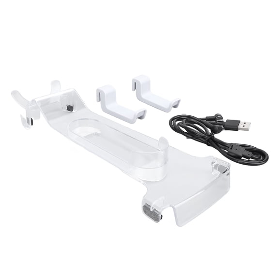 Xirurus PS VR2 Controllers Headset Organizer Holder Kit 4 in 1 Charging Station with VR Headset Stand, Premium ABS Storage Display Bracket Accessory for PlayStation VR2 Console (10.63 inches / 27 cm)