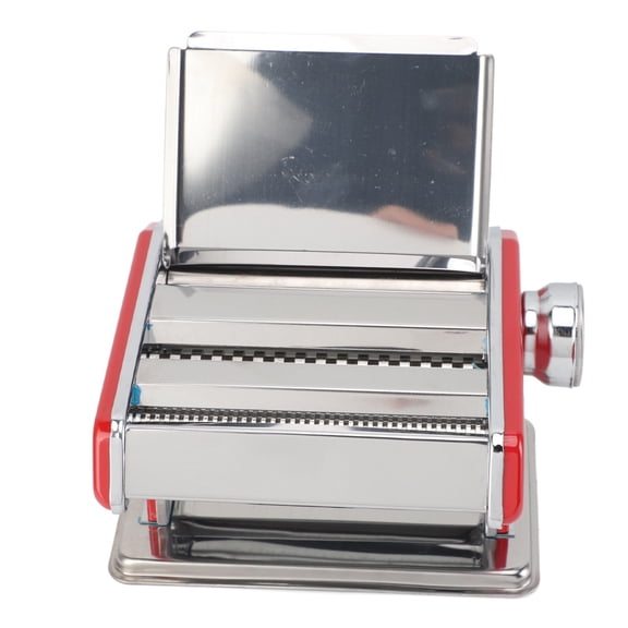 Xirurus Pasta Maker Machine Stainless Steel Multifunctional Adjustable Thickness Settings Manual Roller Noodles Maker for Home Cooking 9.45 inches / 24 cm[cite: 1]