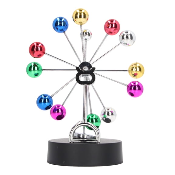 Xirurus Perpetual Motion Machine USB Battery Dual Use Ferris Wheel Balance Toy Tabletop Decorative Ornaments (7.87 inches / 20 cm)