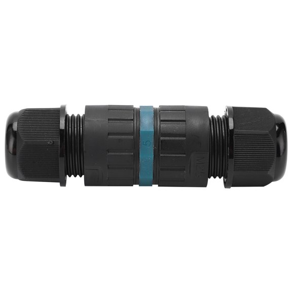 Xirurus Plastic Circular Connector 5 Pin Aviation Cable Plug Wire Socket Waterproof M25-5P 9-12mm 3.8 inches / 96.5 mm
