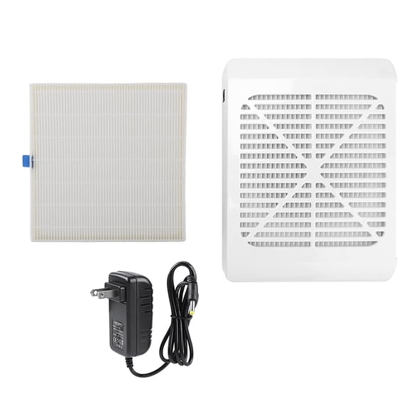 Xirurus Portable 36W Salon Dust Collector Powerful Vacuum, AntiLeak Design, EasyReplace Filter, Ideal for HairDryer Use