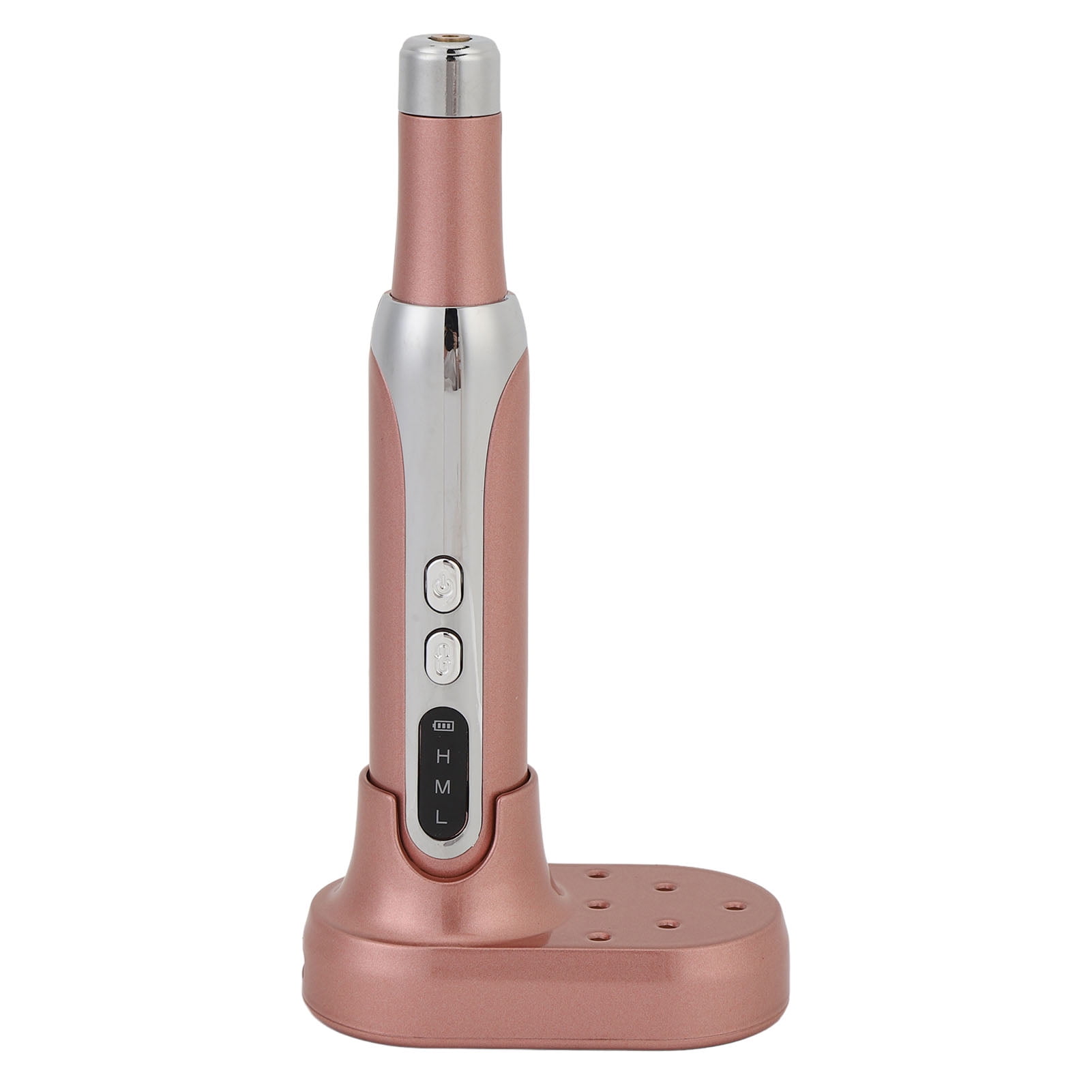 Xirurus Portable Electric Nail Drill Machine Kit 0-15000rpm Rechargeable Nail File Set Grinder for Home Salon Acrylic Gel Nails Manicure Pedicure Tools (6.7 inches / 17 cm), Gold