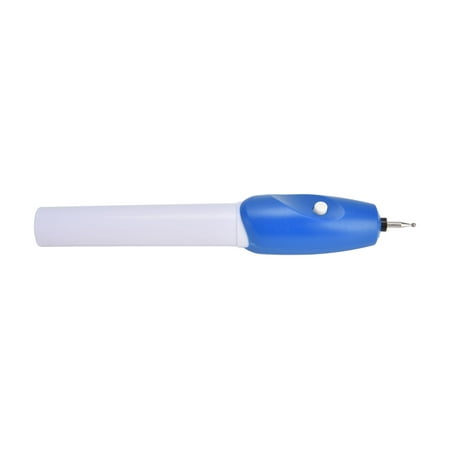 Xirurus Portable Engraving Pen, Safe Reliable Plastic Electric Carving Micro Engraver Tool for DIY Resin Glass Ceramic Metal Wood Pet Tags Jewelry Making Craft Supplies (6.9 inches / 17.5 cm)