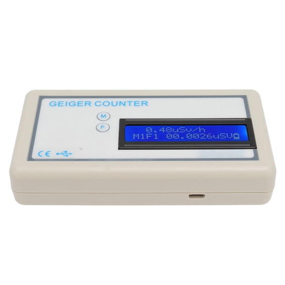 Xirurus Portable Geiger Counter High Accuracy Sensitive LCD Display Nuclear Radiation Detector for Marble Tile Jewelry Inspection 3.7V Professional Radiation Monitor