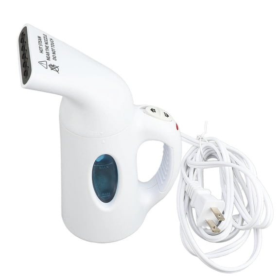 Xirurus Portable Handheld Steam Iron 120ml Water Tank, Dual Safety Guard, 60Second WarmUp, Versatile for Clothes, Curtains & Bedding