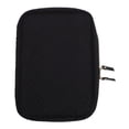 thumbnail image 1 of Xirurus Portable Jewelry Travel Case Ring Binder Storage Book with Clear Pockets Zippered Organizer for Necklaces Earrings Rings Bracelets Black 11.02in, 1 of 9