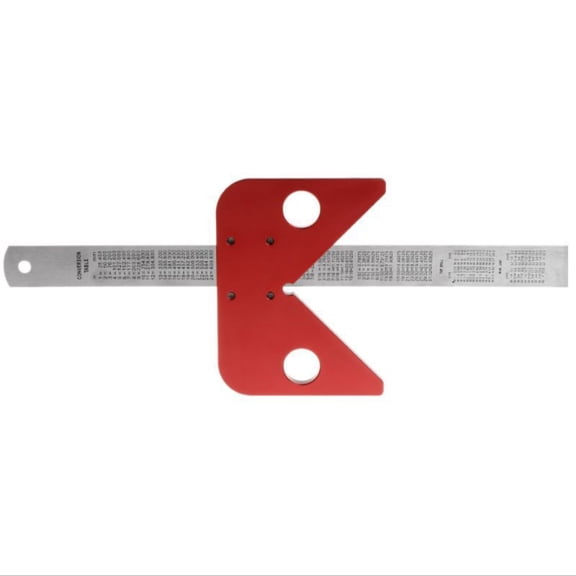Xirurus Precision Center Finder Scribe Measuring Tool Woodworking Line Caliber Gauge 45/90 Degree Right Angle Carpenter Ruler with Steel Ruler for Round Square Stock (13.38 inches / 34 cm)