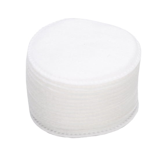 Xirurus Premium Cotton Rounds Makeup Remover Double Sided Soft 3 Layer Lint-Free Plant Fiber Pads for Face and Eyes Skincare Routine, 80 Pieces / 80 Count