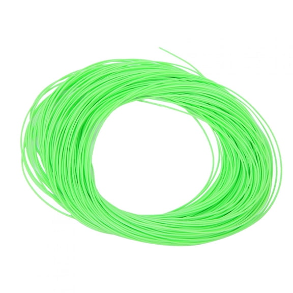 Xirurus Premium Nylon Floating Fly Fishing Line with Welded Loop, Counterweight Fish Tackle Accessory for Anglers, 0.026 inches / 0.06 cm Thickness, 100 ft / 30.4 m Length, Lemon Green Color Variant