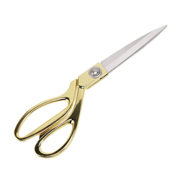 Xirurus Premium Stainless Steel Fabric Scissors 24cm GoldenPlated, Ergonomic Tailor Shears for Home Sewing, Leather & Dressmaking