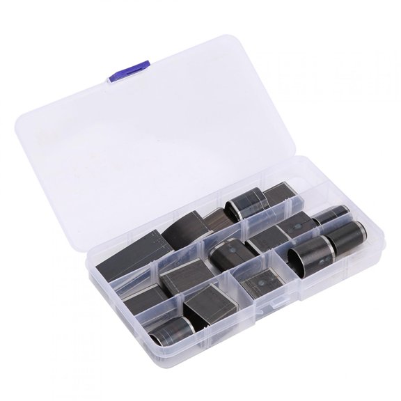 Xirurus Pro 39-Piece Hollow Hole Cutter Punch Set for Leather Belt Drilling Tools - Heavy Duty Alloy Steel Oval Round Square Metal Hole Cutter Kits (18.00x10.00x3.00 inches / 45.7x25.4x7.6 cm)