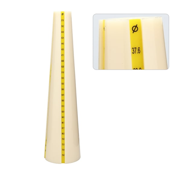 Xirurus Professional Plastic Bracelet Measuring Mandrel Stick Sizer for Jewelry Bangle Hammer Repairing and Shaping Crafting Tool, 11.9 inches / 30.2 cm