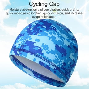 Xirurus Quick Drying Cycle Cap Summer Windproof Sunshine-Proof Sports Hat Motorcycle Bike Riding Hat High Elasticity Cap, Black, 10.2 in / 26 cm