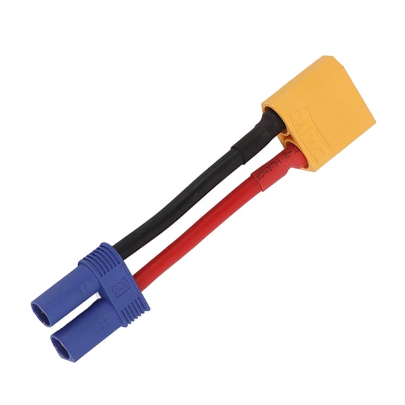 Xirurus RC Car EC5 Connector Professional XT90 Male to EC5 Female Cable for RC Cars 12AWG Adapter