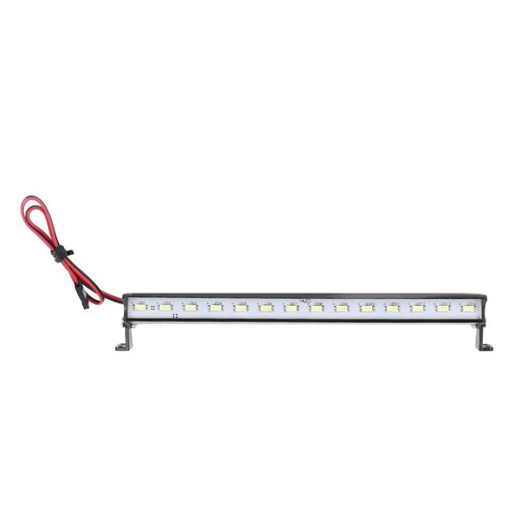 Xirurus RC Car LED Light Bar 180mm 1/6 Simulation Model Car Light Bar Universal 14 LED Strip Light Upgraded Replacement Accessory for Hobbyists, Crisp White Light (7.87 inches / 20 cm Length)