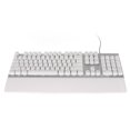 thumbnail image 1 of Xirurus RGB Wired Gaming Keyboard with Wrist Rest 104 Keys Clear Characters Mechanical Feel Office Setup 19.29 inches / 49 cm White, 1 of 9