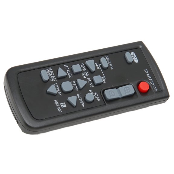Xirurus RMT 830 Replacement Camera Remote Control for Camcorders, Wireless Shutter Release, ABS Material, 4.33 inches / 11 cm Length, Black