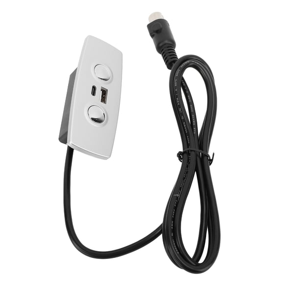 Xirurus Recliner Controller Replacement 2 Button 5 Pin Electric Lift Chair Sofa Hand Control Switch with USB Type-C Charging Port 12-29V Input Black