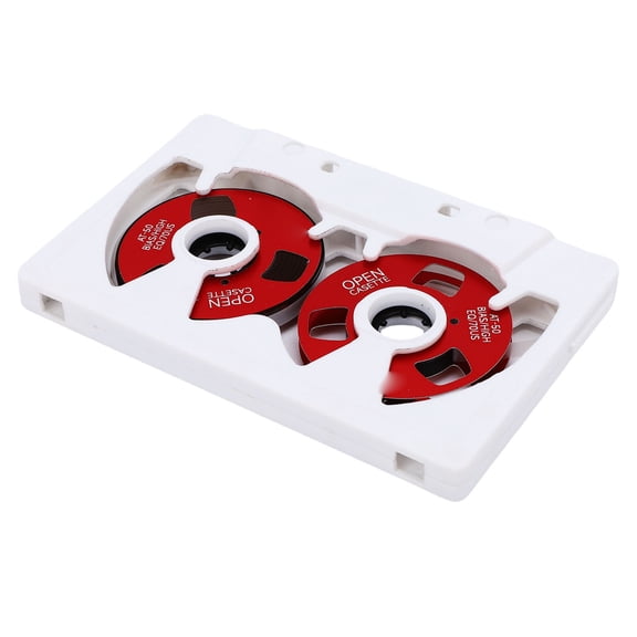 Xirurus Reel to Reel Blank Cassette Tape Double Sided 50 Minute High Fidelity Music Recording Tape with Transparent Protective Storage Box (12x11x3 inches / 30.5x27.9x7.6 cm)