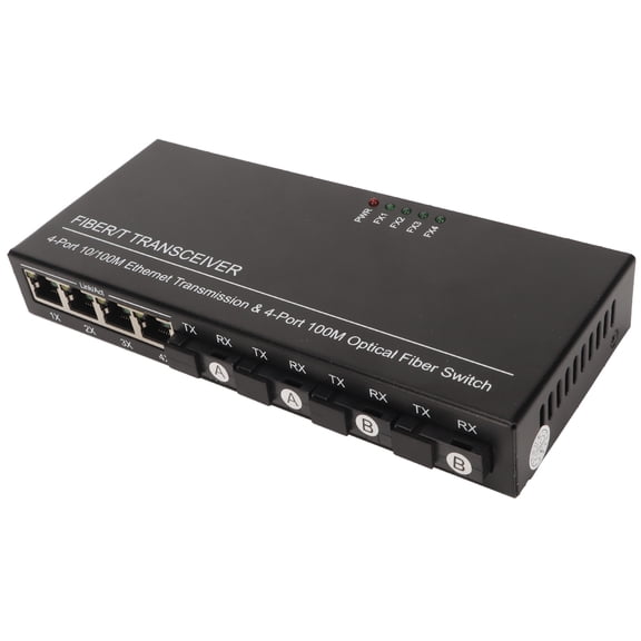 Xirurus SFP Fiber Switch 8 Ports 10/100M Ethernet Optical Switch 100-240V (8.27 inches / 21 cm)