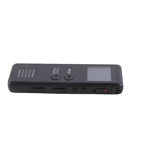 Xirurus SK-299 Mini Portable Digital Voice Recorder MP3 Player Audio Sound Recording Device for Lectures Meetings with LCD Screen Noise Reduction Black