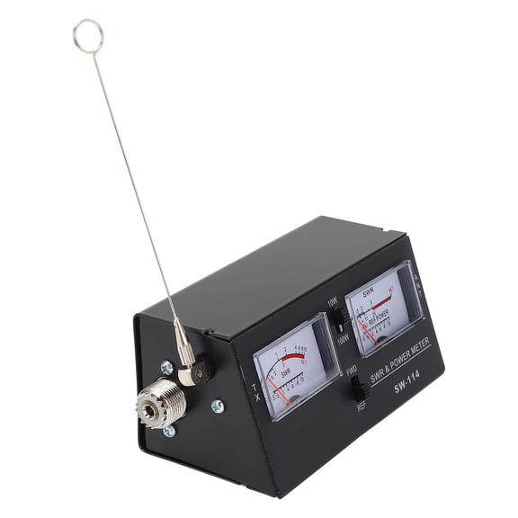 Xirurus SWR and Power Meter 0-10W 0-100W 3 Functions Digital RF Field Strength Tester with SO239 Connector (4.72 inches / 12 cm)