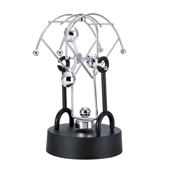 Xirurus Semi Globe Revolving Gadget Perpetual Motion Desk Toy, Physics Science Art Decor (7.7 inches / 19.5 cm)
