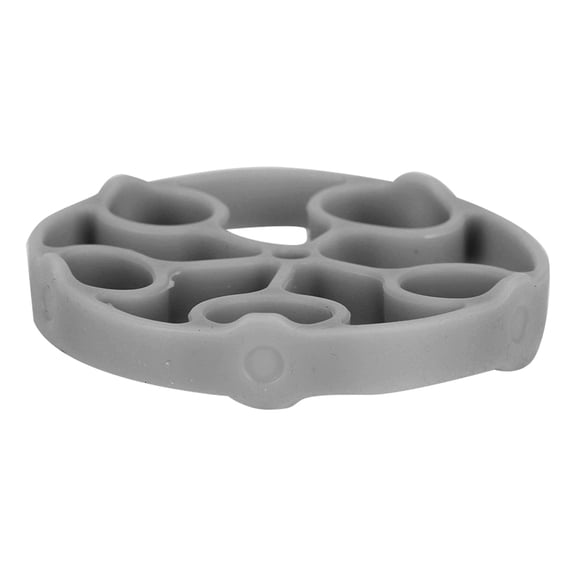 Xirurus Silicone Hand Grips Strengthener Finger Strength Training Exercise Ring Resistance Loop, Gray 60LB, Ergonomic Muscle Builder for Gym and Home Workouts (1 Pack)