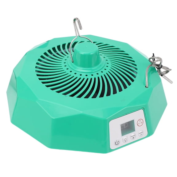 Xirurus Smart Chicken Coop Heater Heat Lamp Fan with Remote Control Pet Heating Warming Lamp for Rutin Chicken US Plug 110v 8.66 inches / 22 cm