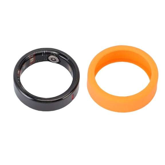 Xirurus Smart Fitness Tracker Ring Space Aluminum Health Monitor Waterproof Bluetooth Compatible Gesture Control Size 10 (19.8mm / 0.78in)