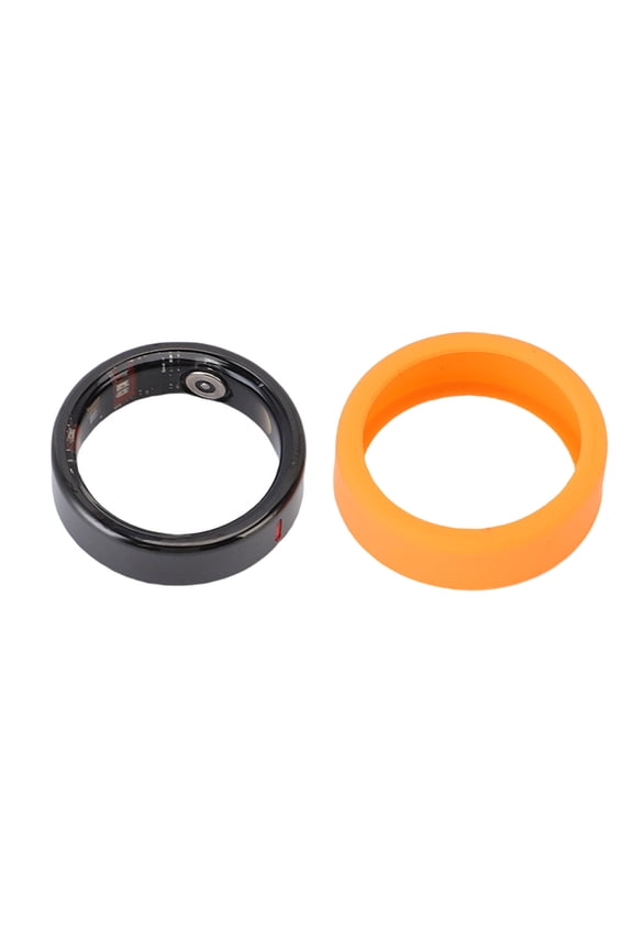 Smart Fitness Tracker Ring Space Aluminum Health Monitor Waterproof Bluetooth Compatible Gesture Control Size 10 (19.8mm / 0.78in)