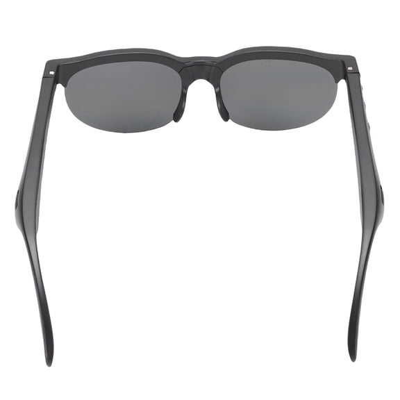 Xirurus Smart Glasses for Men Women Bluetooth 5.3 Lightweight Wireless Music Sunglasses with Mic and Speaker for Outdoor Sports, Anti-UV Lenses, Hands-Free Calling, Audio Eyewear, Black Frame