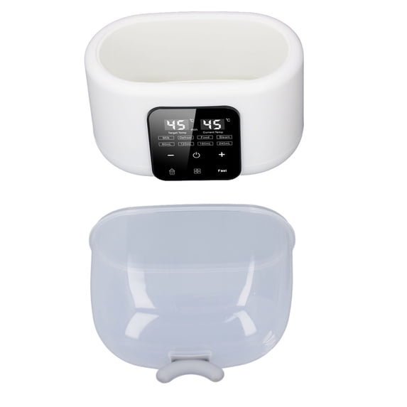 Xirurus Smart Temperature Control Baby Bottle Milk Warmer, Multifunctional Heater and Food Thawing Device for Home Formula Feeding, US Plug 110V, White (22 cm / 8.66 inches)