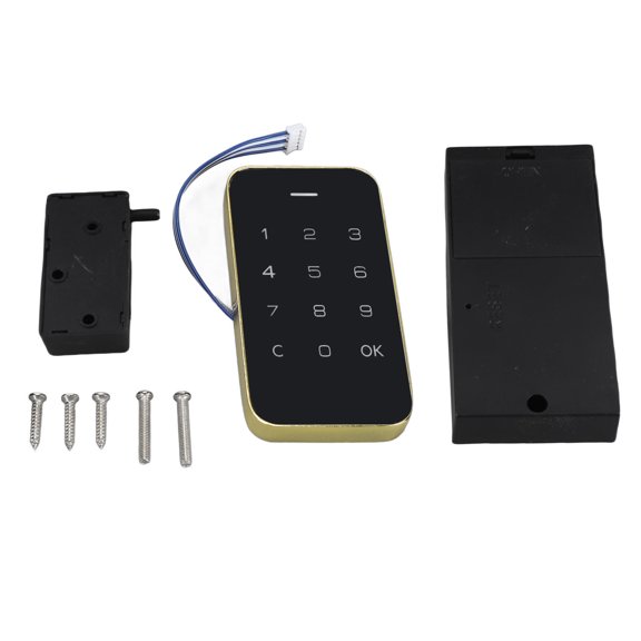 Xirurus Smart Touchscreen Electronic Lock Secure, Durable, EasyInstall Digital Password Lock for Cabinets, Lockers & Saunas
