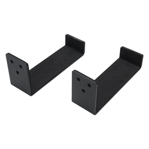 Xirurus Solid Aluminum Snowboard Wall Mount Rack Set of 2, Heavy Duty Surfboard and Skis Storage Display Hanger for Home and Garage Organization, 22.00 inches / 55.88 cm Length, Black Color