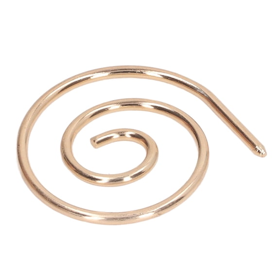 Xirurus Spiral Circular Knitting Needle Stainless Steel Rust Proof Smooth Tip Handmade Knitting Tool 5 inches / 12.7 cm