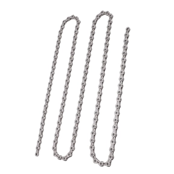 Xirurus Sport 12 Speed Bike Chain Half Hollow Extra Lightweight 116 Links High Strength Carbon Steel Professional Mountain Road Bicycle Chain (Silver, 10 in / 25.4 cm)