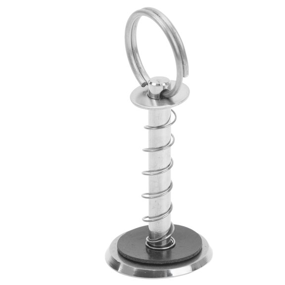 Xirurus Stainless Steel 304 Marine Hatch Cover Pull Handle With Hidden Spring Pin Button, 1/4 Inch / 0.63 cm Diameter, 2.16 Inches / 5.5 cm Length, Ideal Hardware For Boat And Yacht Deck Accessories