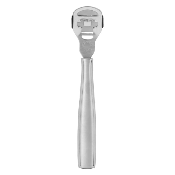 Xirurus Stainless Steel Foot Callus Remover & Shaver Kit, Heel Hard Skin Scraper Tool with 11 Replacement Blades & Dead Skin File, Professional Pedicure Set for Men & Women, 6.0 in / 15.2 cm
