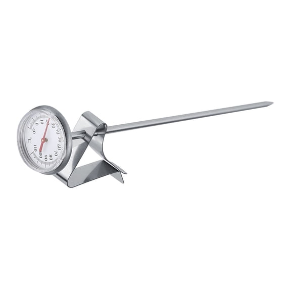 Xirurus Stainless Steel Milk Frothing Thermometer with Clip, Instant Read Coffee Thermometer -10~110 (14~230F), Easy to Clean Tool for Home Barista Espresso