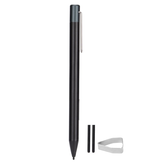 Xirurus Stylus Pen for Microsoft Surface Pro 3/4/5/6 Book GO Laptop, High Sensitivity Active Smart Touch Pen with 1024 Pressure Points, Replacement Nibs and Built-in Battery included, Black
