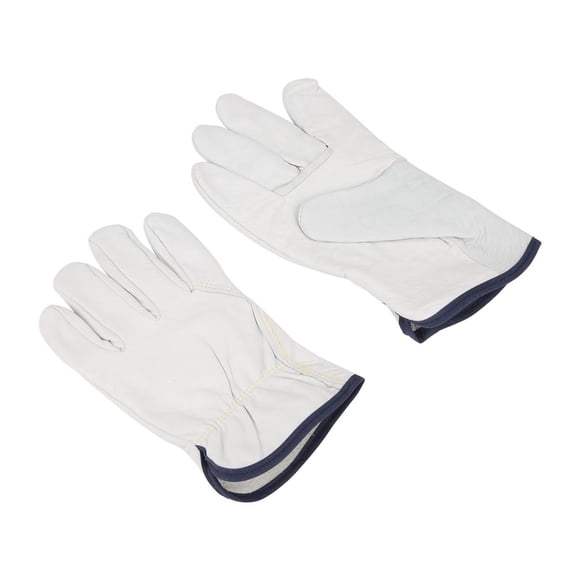 Xirurus Super Soft Fire Resistant Grain Sheepskin Gloves TIG Welding Driver Protection Anti-Skid Heat Insulation Breathable Work Safety Wear, 1 Pair (10 inches / 25.4 cm)