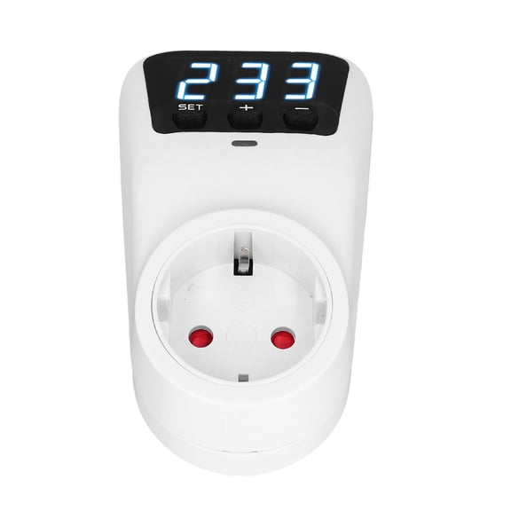 Xirurus Surge Protector Digital Display Voltage Protector Socket 220V 16A 3680W EU Plug for Home Appliance Refrigerator Air Conditioner