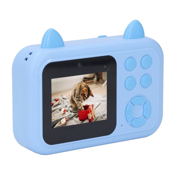Xirurus Thermal Print Camera 2.4 Inch Screen HD Photo Video Recording Small Kids Digital Camera Blue 5.9 inches / 15 cm
